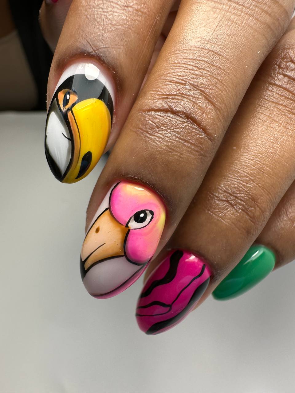 Custom nail art Gulf Breeze studio